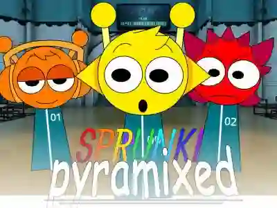 Hra Sprunki Pyramixed: Squid Game