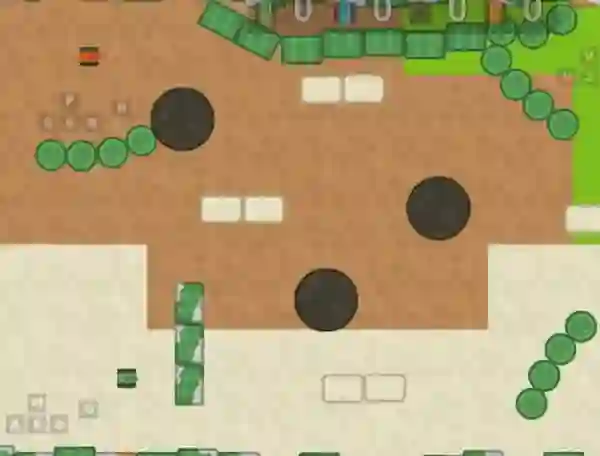Hra 1 2 3 4 Player Tank Game 2D