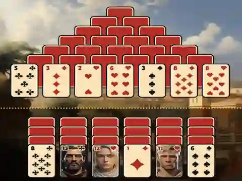 Hra Pyramid Solitaire Ancient Rome