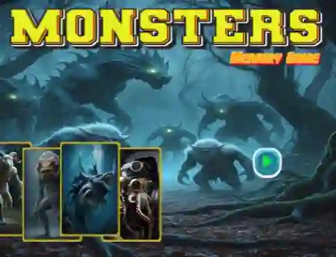 Hra Monsters Memory Game