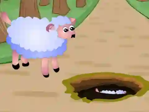 Hra Help Fallen Down Sheep Baby