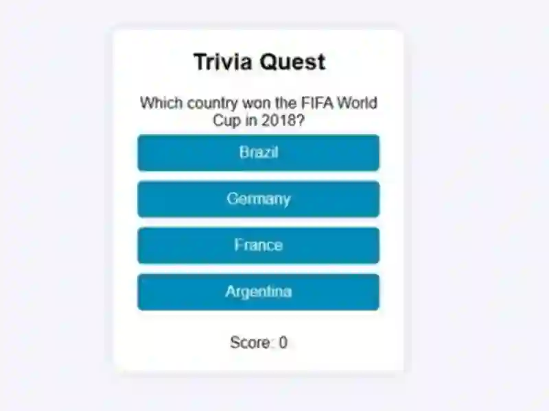 Hra Trivia Quest