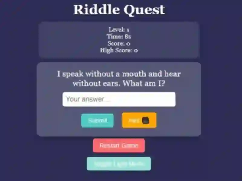 Hra Riddle Quest Brain Teaser