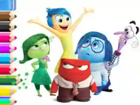Hra Coloring Book: Inside Out