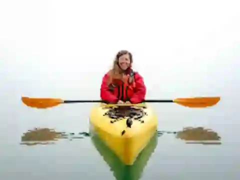 Hra Kayak Kayaking Lake Jigsaw