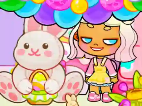 Hra Jigsaw Puzzle: Avatar World Easter Party