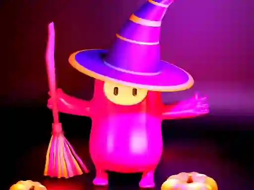 Hra Fall Guys Halloween Puzzle