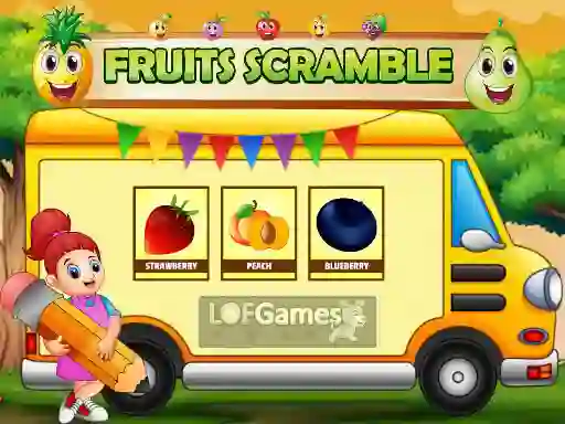 Hra Fruits Scramble