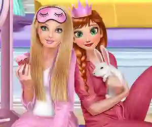 Hra Princesses Pj Party