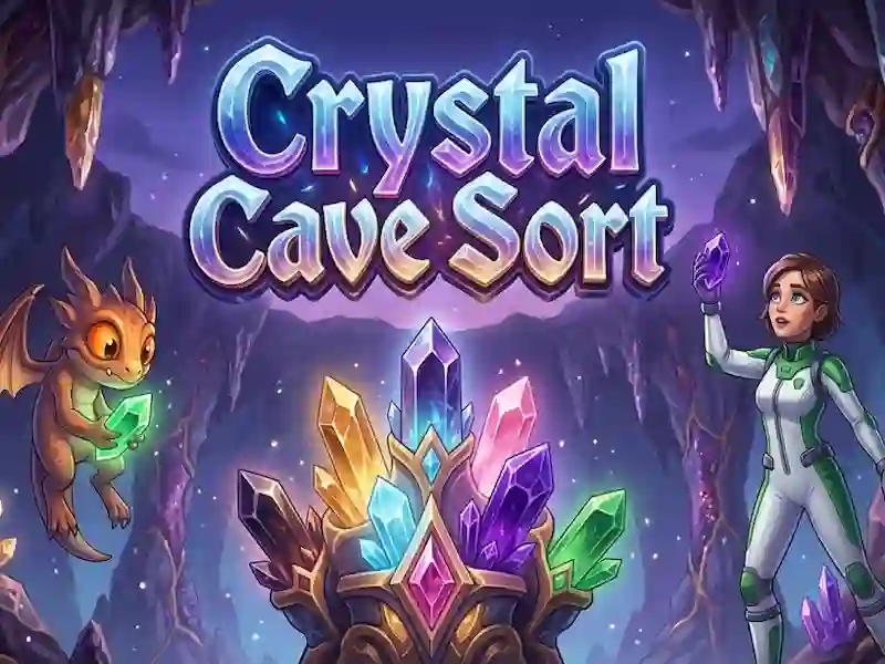 Hra Crystal Cave Sort