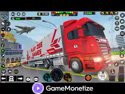 Hra Crazy car transport truck