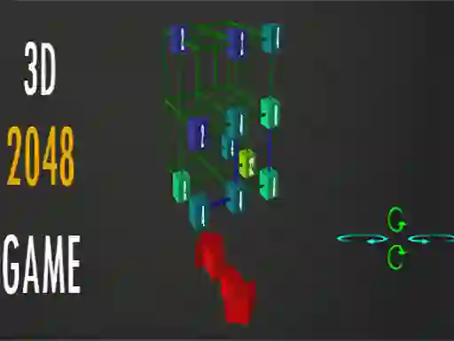 Hra 2048 - 3D