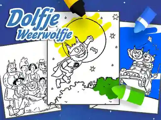 Hra Coloring Alfie The Werewolf
