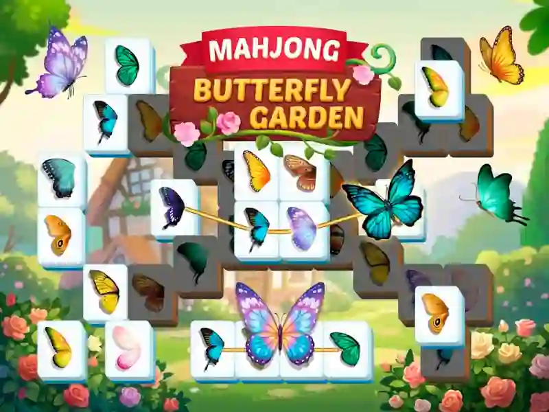 Hra Mahjong Butterfly Garden
