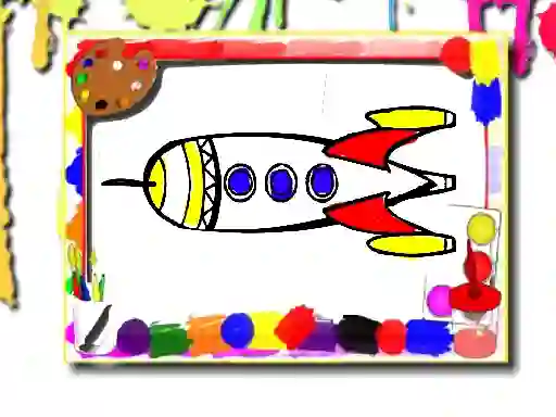 Hra Rockets Coloring Book