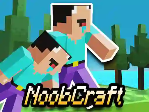 Hra Parkour Craft Noob Steve 2