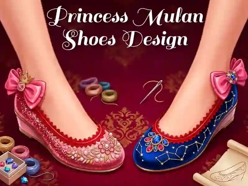 Hra Princess Mulan Shoes Design