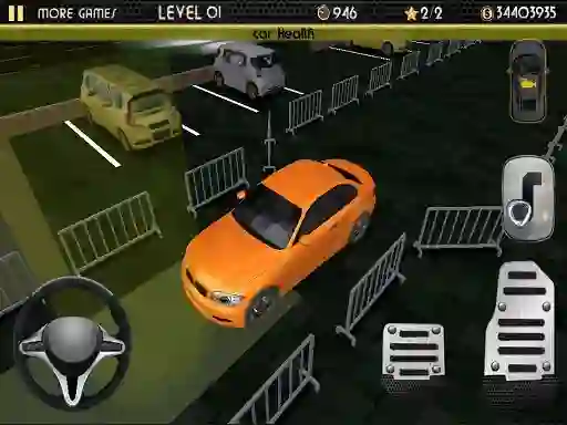 Hra Night Car Parking Simulator
