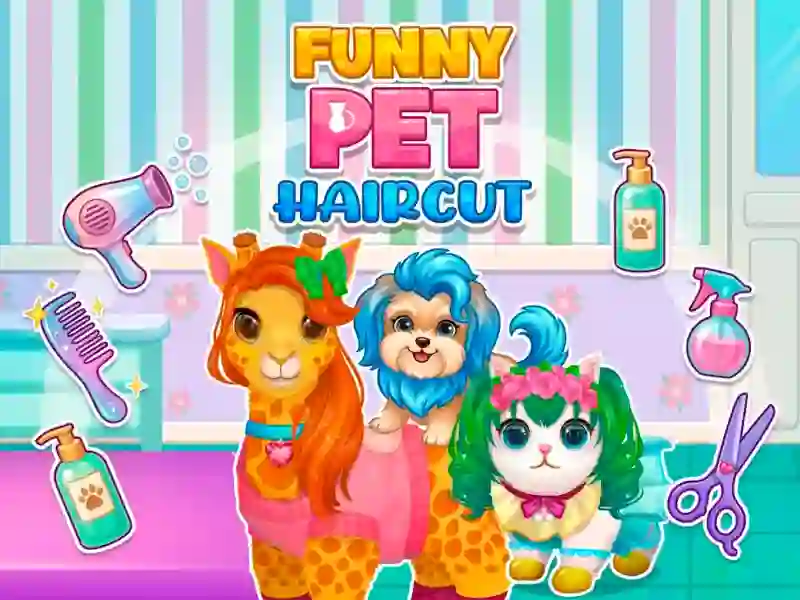 Hra Funny Pet Haircut