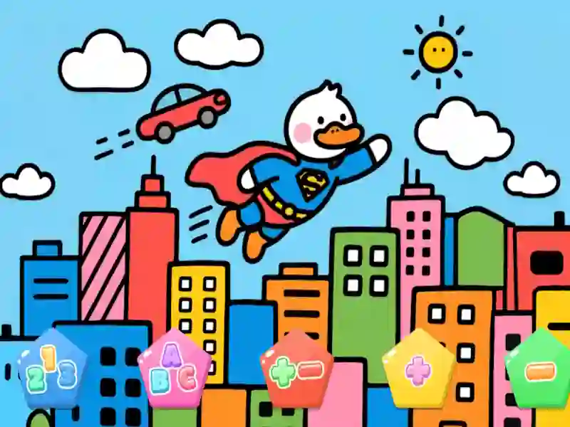 Hra Color By Code Super Duck