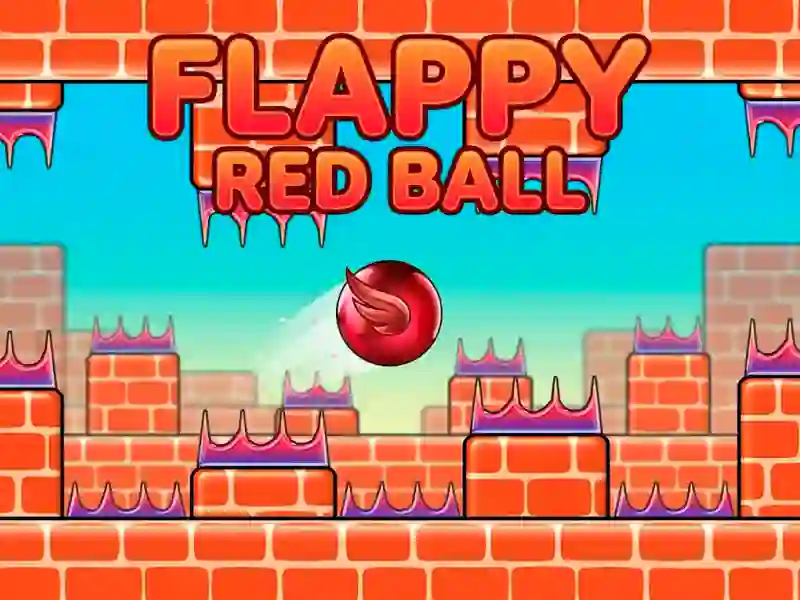 Hra Flappy red ball