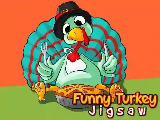 Hra Funny Turkey Jigsaw