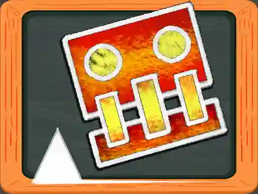 Hra Geometry Dash Blackboard
