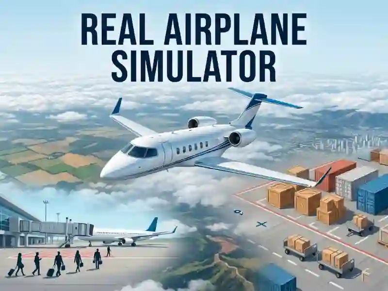 Hra Real Airplane Simulator