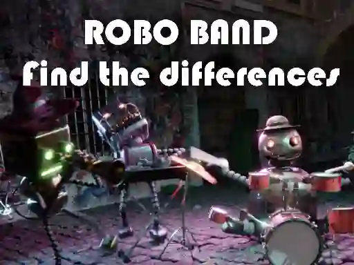 Hra Robot Band - Find the Differences