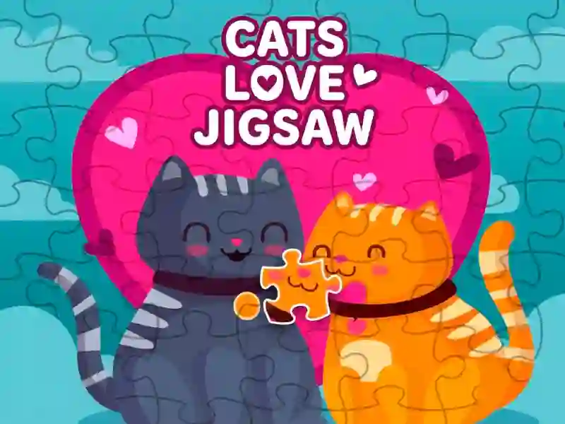 Hra Cats love jigsaw