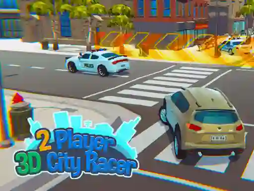 Hra 2 Player 3D City Racer