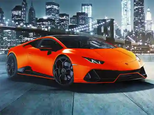 Hra Lamborghini Huracan Evo Puzzle