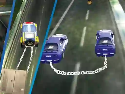 Hra Chained Impossible Driving Police Cars