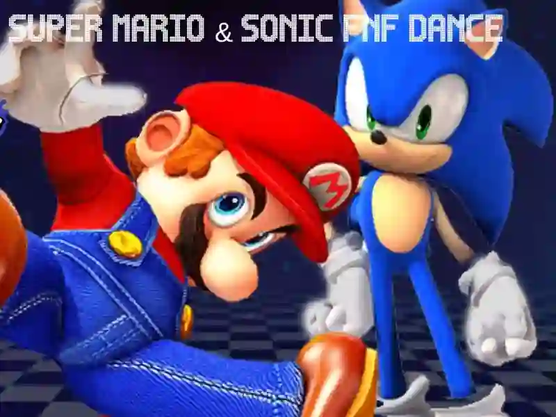 Hra Super Mario & Sonic FNF Dance