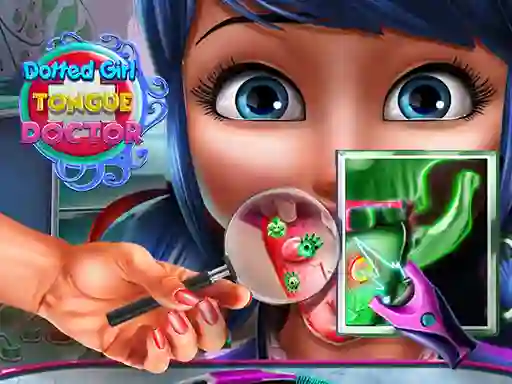 Hra Dotted Girl Tongue Doctor
