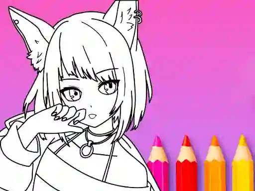 Hra Anime Manga Coloring Book