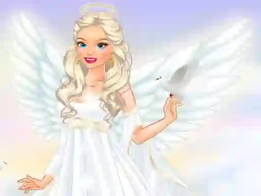 Hra Sweet angel dress up