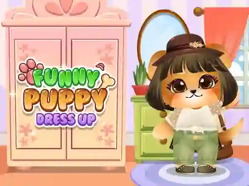 Hra Funny Puppy Dress Up