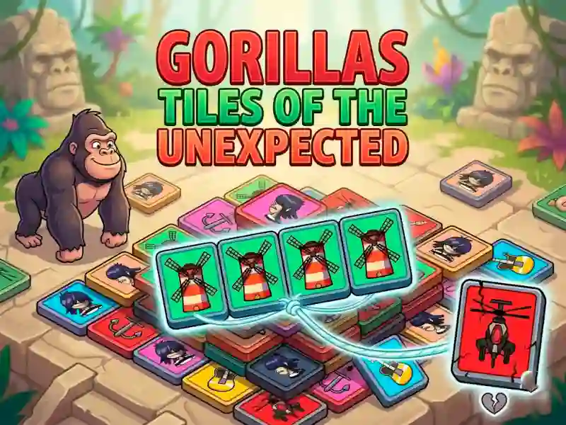 Hra Gorillas Tiles Of The Unexpected