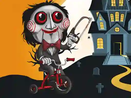 Hra Scary Faces Jigsaw