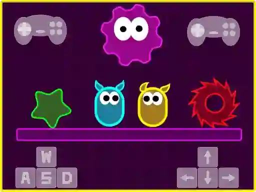 Hra Neon Slimes