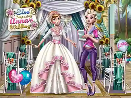Hra Elsa Preparing Anna's Wedding
