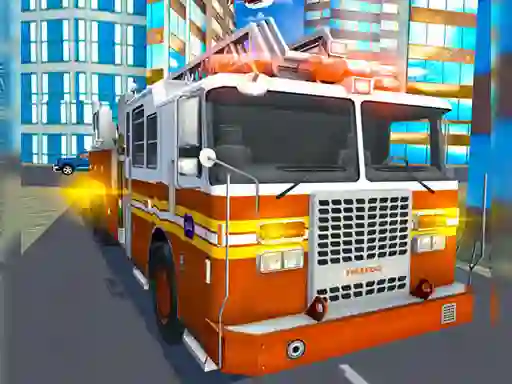 Hra Fire City Truck Rescue Driving Simulator