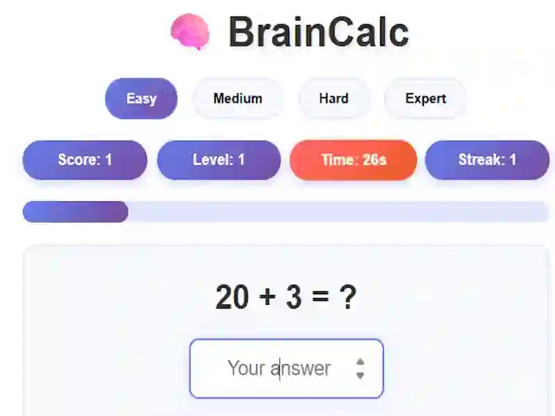 Hra BrainCalc