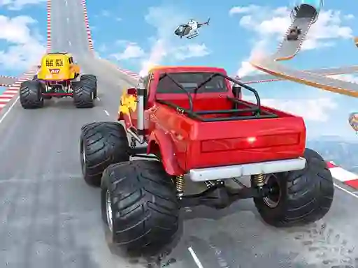 Hra Mega Ramp Monster Truck Race