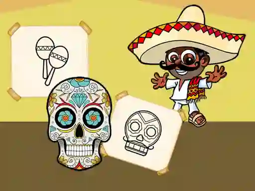 Hra Crazy Mexican Coloring