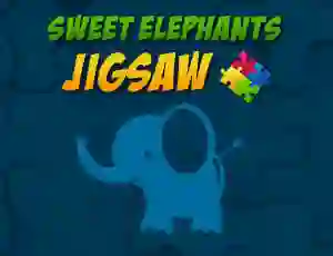 Hra Sweet Elephants Jigsaw