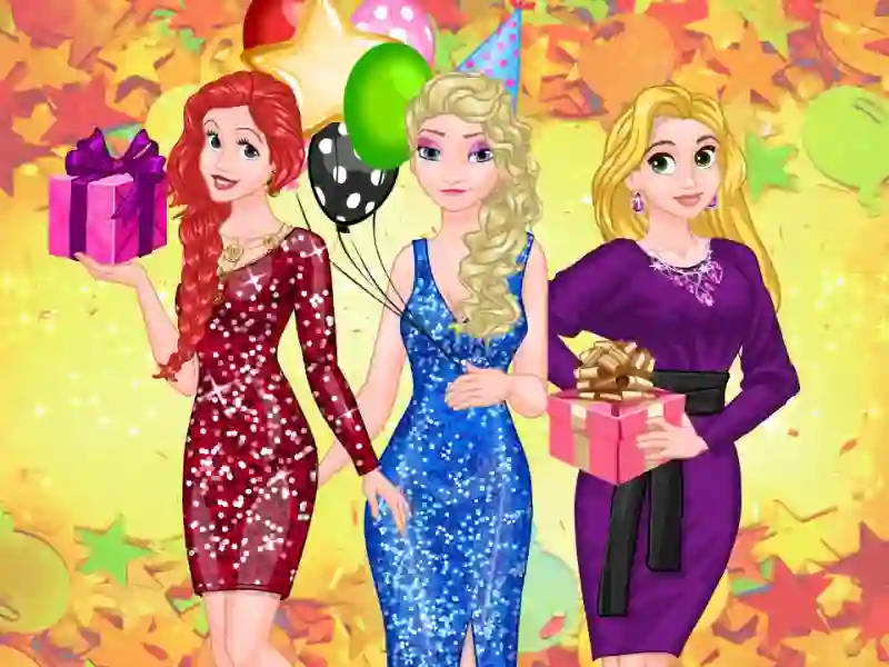 Hra Frosty Princess Party Surprise