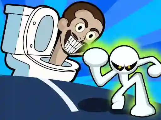 Hra Stickman vs Skibidi Toilet