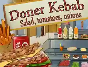Hra Doner Kebab Salad, Tomatoes, Onions
